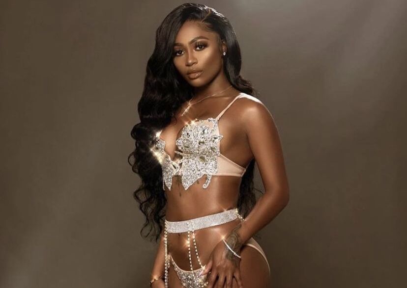 image of a model wearing a lingerie